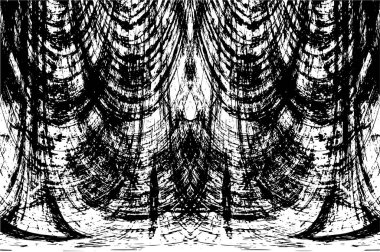 Soyut grunge monokrom arka planı. Vektör illüstrasyonu