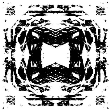 Soyut grunge monokrom arka planı. Vektör illüstrasyonu