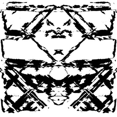 Soyut grunge monokrom arka planı. Vektör illüstrasyonu