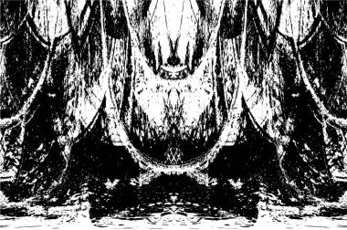 Soyut grunge monokrom arka planı. Vektör illüstrasyonu