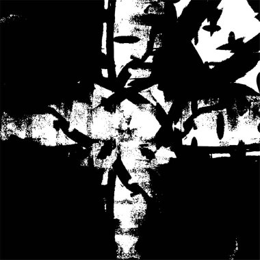 Soyut grunge monokrom arka planı. Vektör illüstrasyonu