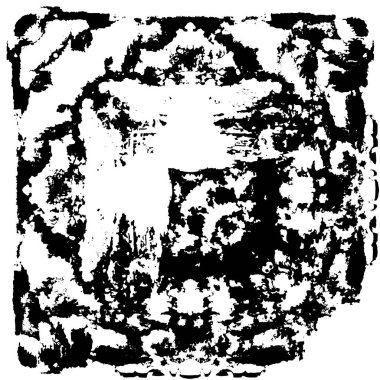 Soyut grunge monokrom arka planı. Vektör illüstrasyonu