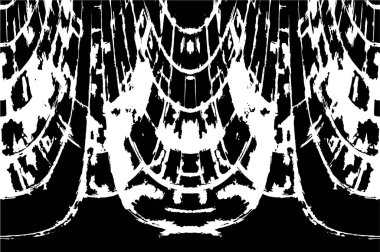 Soyut grunge monokrom arka planı. Vektör illüstrasyonu