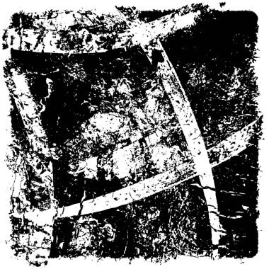 Soyut grunge monokrom arka planı. Vektör illüstrasyonu