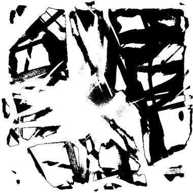 Soyut grunge monokrom arka planı. Vektör illüstrasyonu