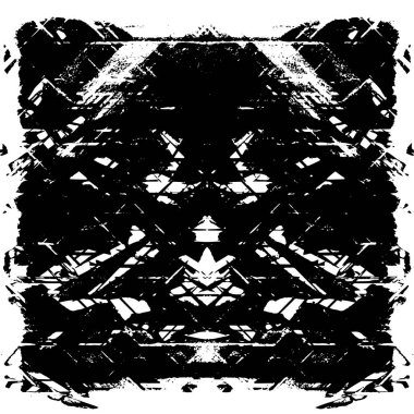 Soyut grunge monokrom arka planı. Vektör illüstrasyonu