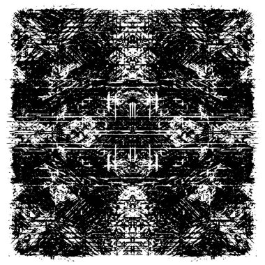 Soyut grunge monokrom arka planı. Vektör illüstrasyonu