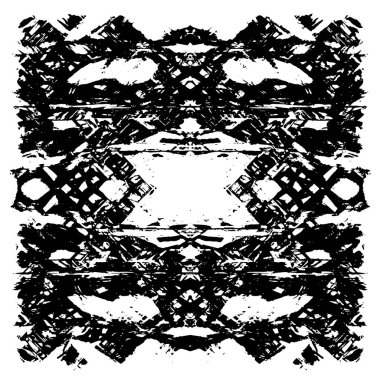 Soyut grunge monokrom arka planı. Vektör illüstrasyonu