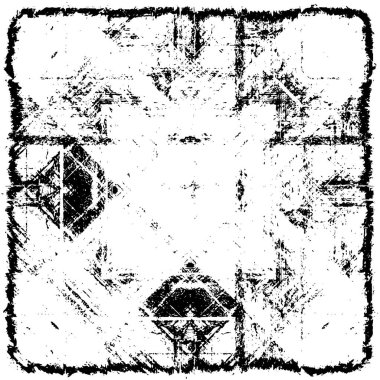 Soyut grunge monokrom arka planı. Vektör illüstrasyonu