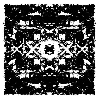 Soyut grunge monokrom arka planı. Vektör illüstrasyonu