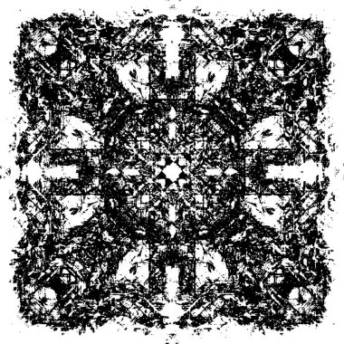 Soyut grunge monokrom arka planı. Vektör illüstrasyonu