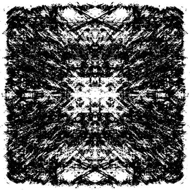 Soyut grunge monokrom arka planı. Vektör illüstrasyonu