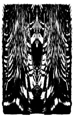 Soyut grunge monokrom arka planı. Vektör illüstrasyonu