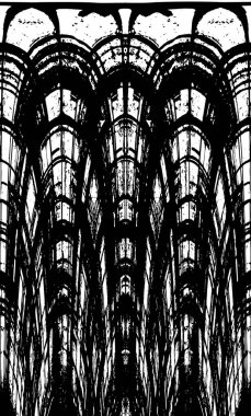 Soyut grunge monokrom arka planı. Vektör illüstrasyonu