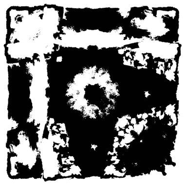 Soyut grunge monokrom arka planı. Vektör illüstrasyonu