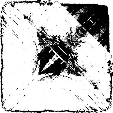 Soyut grunge monokrom arka planı. Vektör illüstrasyonu