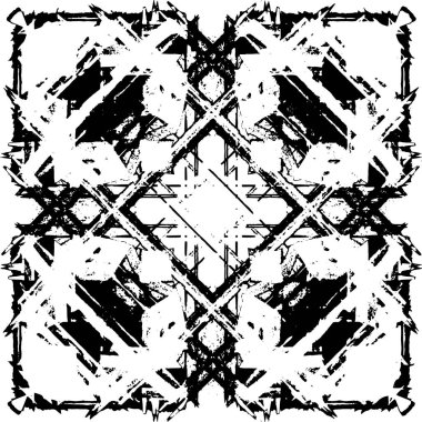 Soyut grunge monokrom arka planı. Vektör illüstrasyonu