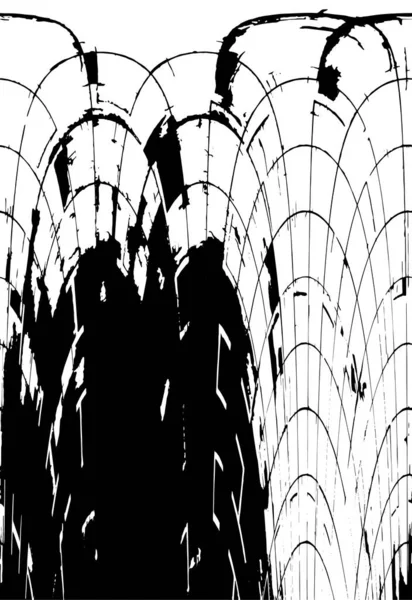 Farklı desenlere sahip soyut grunge arkaplanı, siyah ve beyaz 