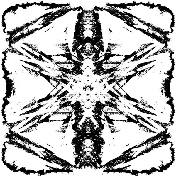 Farklı desenlere sahip soyut grunge arkaplanı, siyah ve beyaz 