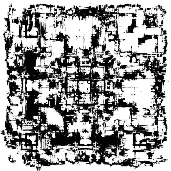 Siyah beyaz dokusunda sıkıntılı bir arka plan. soyut vektör illüstrasyonu.