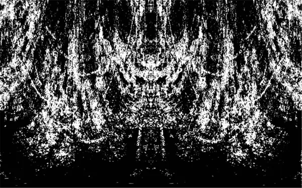 Siyah beyaz dokusunda sıkıntılı bir arka plan. soyut vektör illüstrasyonu.