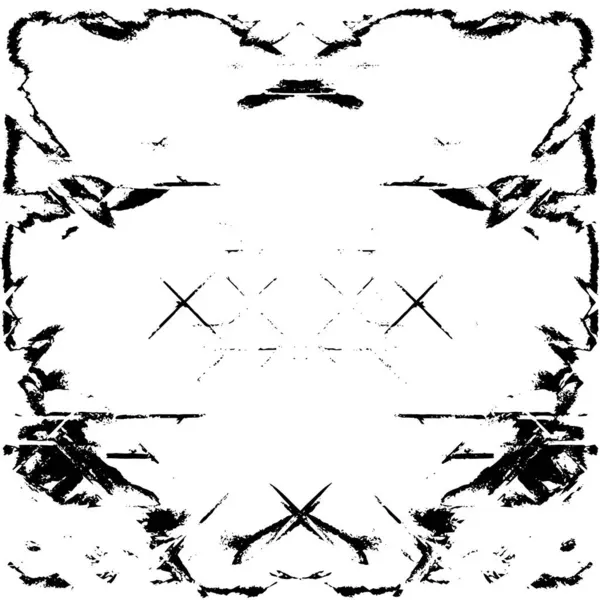 Siyah beyaz dokusunda sıkıntılı bir arka plan. soyut vektör illüstrasyonu.