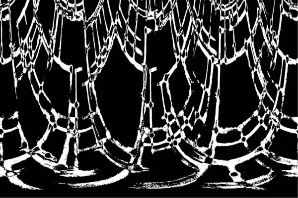 Siyah beyaz dokusunda sıkıntılı bir arka plan. soyut vektör illüstrasyonu.