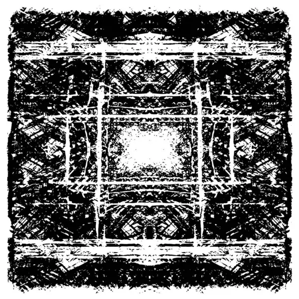 Siyah beyaz dokusunda sıkıntılı bir arka plan. soyut vektör illüstrasyonu.