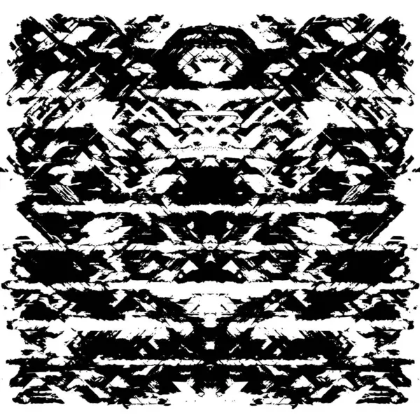 Siyah beyaz dokusunda sıkıntılı bir arka plan. soyut vektör illüstrasyonu.