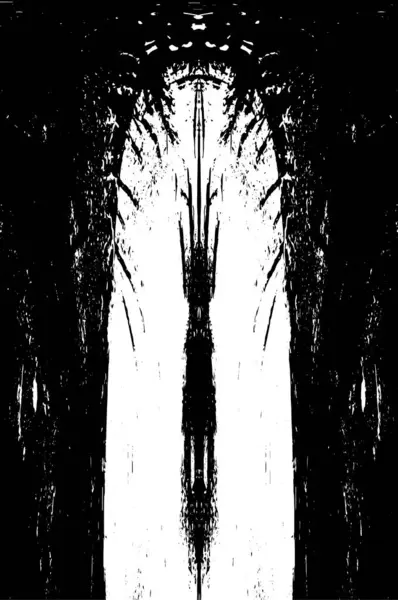 Siyah beyaz dokusunda sıkıntılı bir arka plan. soyut vektör illüstrasyonu.