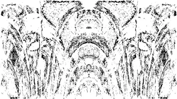 Siyah beyaz dokusunda sıkıntılı bir arka plan. soyut vektör illüstrasyonu.