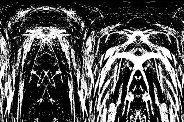 Beton siyah beyaz çatlaklar