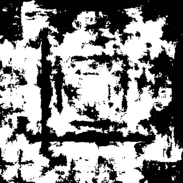 Siyah beyaz dokusunda sıkıntılı bir arka plan. soyut vektör illüstrasyonu.