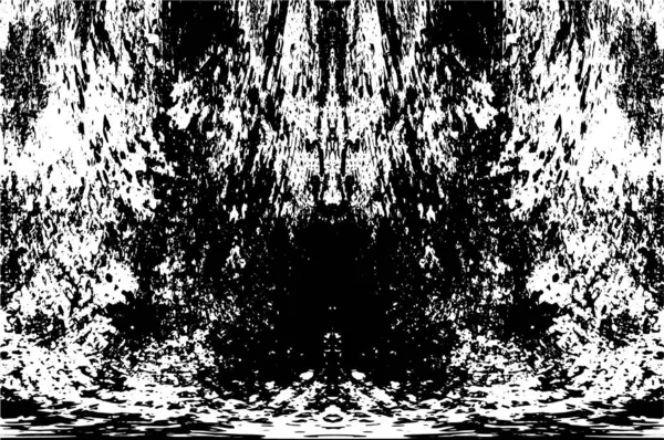 Rough Grunge Black White Background — Stock Vector