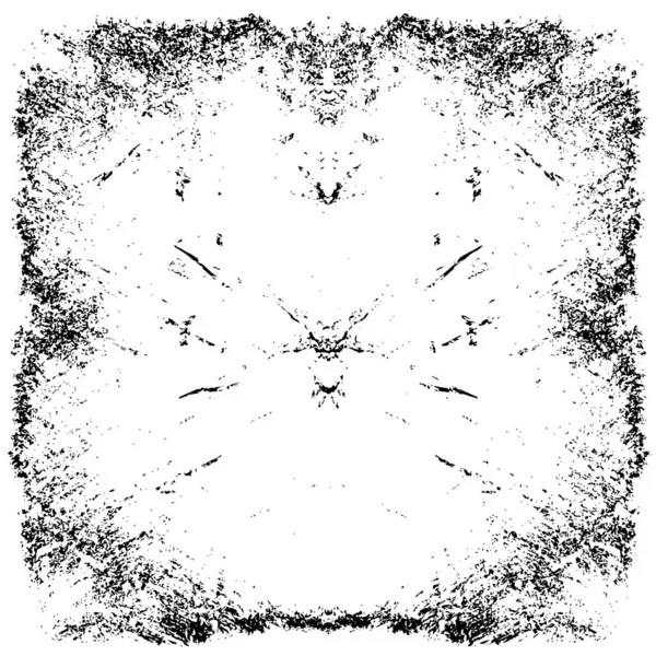 Résumé Fond Monochrome Grunge Illustration Vectorielle — Image vectorielle