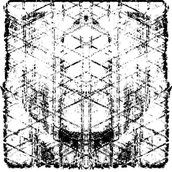 Soyut grunge monokrom arka planı. Vektör illüstrasyonu