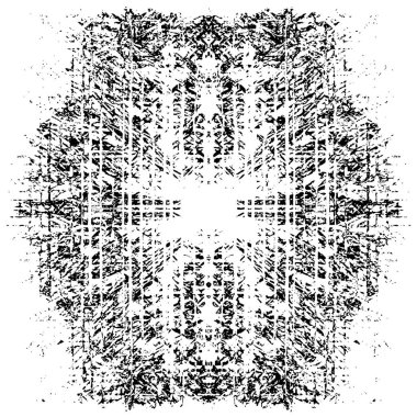 Soyut grunge arkaplanı. yaratıcı monokrom fon. vektör illüstrasyonu