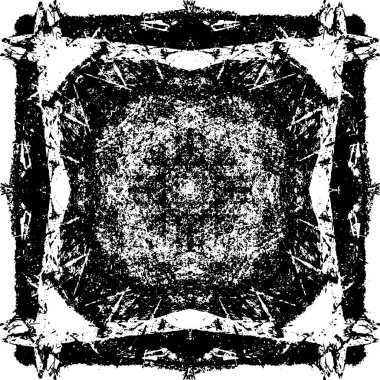 Soyut grunge arkaplanı. yaratıcı monokrom fon. vektör illüstrasyonu