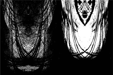 Soyut grunge arkaplanı. yaratıcı monokrom fon. vektör illüstrasyonu