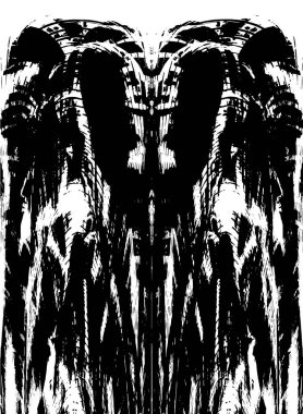 Soyut grunge arkaplanı. yaratıcı monokrom fon. vektör illüstrasyonu