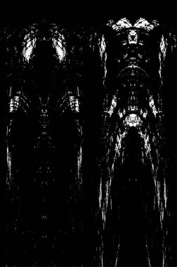 siyah ve beyaz soyut desenli tasarım