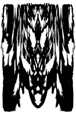 siyah ve beyaz soyut desenli tasarım