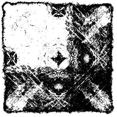 siyah ve beyaz soyut desenli tasarım