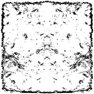 siyah ve beyaz soyut desenli tasarım