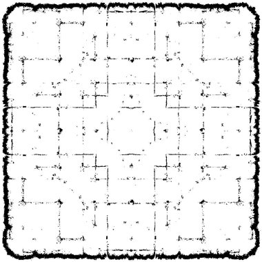 siyah ve beyaz soyut desenli tasarım