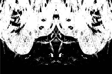 siyah ve beyaz soyut desenli tasarım