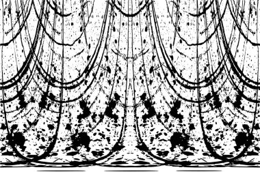 siyah ve beyaz soyut desenli tasarım