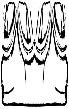 siyah ve beyaz soyut desenli tasarım