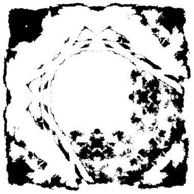 siyah ve beyaz soyut desenli tasarım