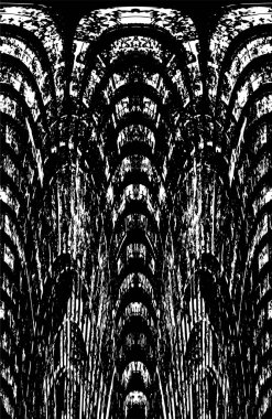 siyah ve beyaz soyut desenli tasarım